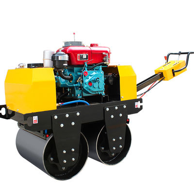 600mm larghezza di compattazione Walk Behind Tandem Road Roller per le vostre esigenze