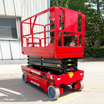 Piattaforma di lavoro aerea autopropulsata di 8 m con batteria e potenza di sollevamento di 48 V/4,5 kW