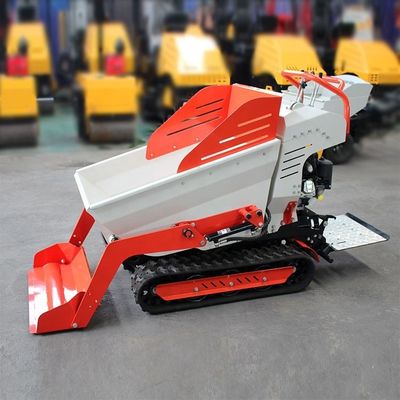 Alta efficienza di funzionamento Ton Crawler Mini Rubber Vibration Diesel Dumper Self Loading