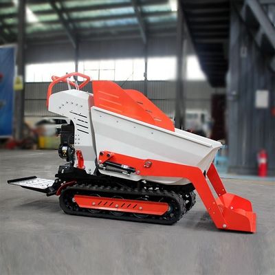 Alta efficienza di funzionamento Ton Crawler Mini Rubber Vibration Diesel Dumper Self Loading