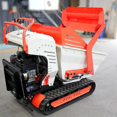 Capacità di carico 800 kg Mini Crawler Dumper con motore da 6,5 CV e flusso idraulico 28.8 L