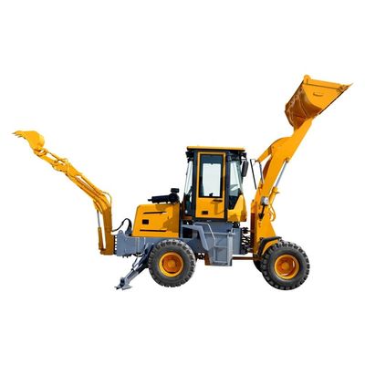 Motore diesel CE Epa Mini Retroexcavadora Agricoltura Scavatrice Scavatrice caricatore 4x4 Scavatrice