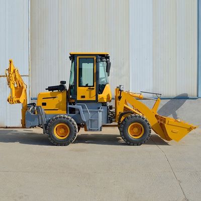 Motore diesel CE Epa Mini Retroexcavadora Agricoltura Scavatrice Scavatrice caricatore 4x4 Scavatrice