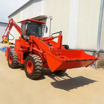 Mini retroescalatore con peso di 3400 kg e valvola idraulica BOXINHUASHENG