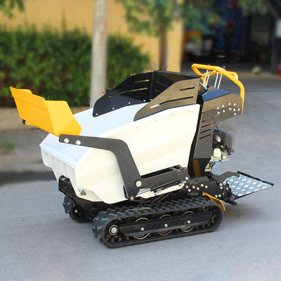 Mini dumper auto caricante Ce certificato Crawler loader giardino Benzina piccolo dumper 300kg