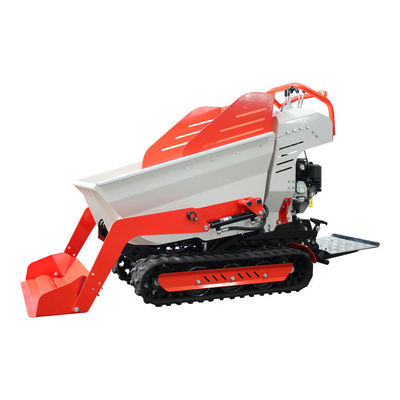 Mini dumper auto caricante Ce certificato Crawler loader giardino Benzina piccolo dumper 300kg