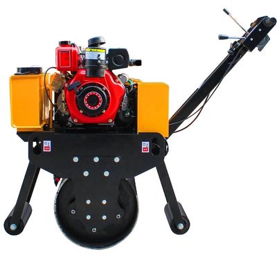 11KW Walk Behind Mini 500Kg Single Drum Hand Asfalto Piccoli Rulli Tandem Compattatore