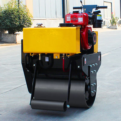 11KW Walk Behind Mini 500Kg Single Drum Hand Asfalto Piccoli Rulli Tandem Compattatore