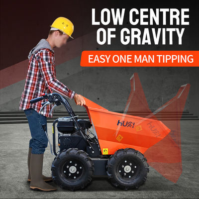 Mini dumper con caricatore a ruota con potenza nominale di 4,1/3600kw/rpm