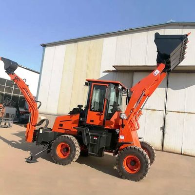 3 cbm Bucket Backhoe Loader Macchina di movimento terra con cilindro idraulico CHAOSHUN