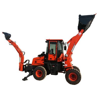 3 cbm Bucket Backhoe Loader Macchina di movimento terra con cilindro idraulico CHAOSHUN