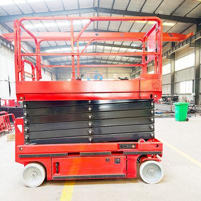 CE ISO Camion idraulico a batteria montato su forbice per una capacità di carico di 320 kg
