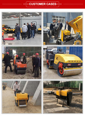0.5 tonnellate Mini Road Roller Compactor con EPA velocità del motore 0-4 km/h avanti/indietro