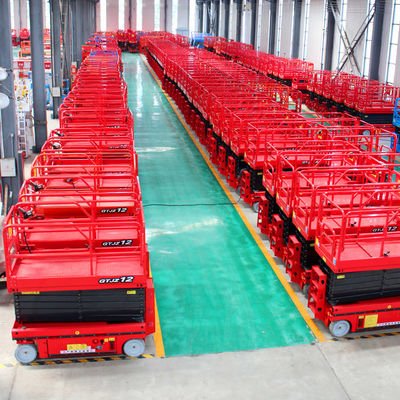 400 mm*2400 mm Moving Crawler Mobile Manlift per il lavoro aereo su piattaforma alta 5m-14m