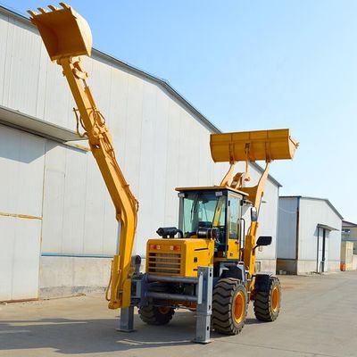 Piccoli caricatori elettrici a retroesca con rotaia di 150 mm Mini Front End Loader