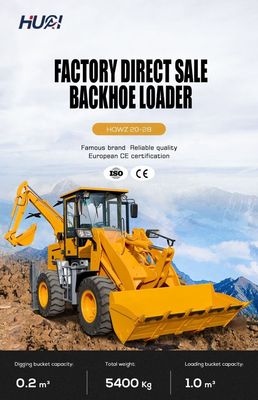 Piccoli caricatori elettrici a retroesca con rotaia di 150 mm Mini Front End Loader