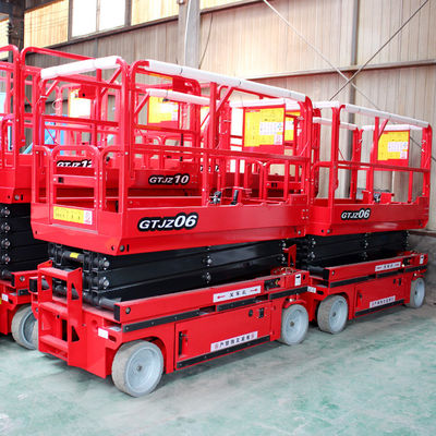 Capacità di carico nominale 320 kg Piattaforma aerea elettrica e diesel per il sollevamento economico di persone