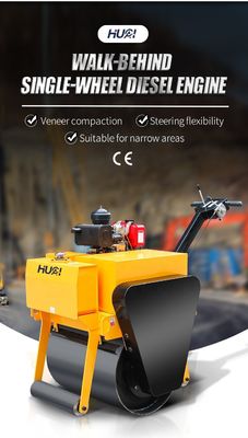 15.7 kw Single Drum Vibratory Road Roller per macchinari da costruzione Compactor for Benefit