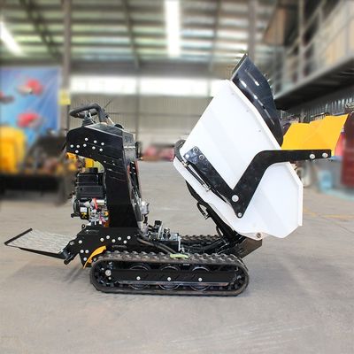 Mini crawler dumper autocaricabile con capacità di caricamento di 500 kg e peso della macchina di 360 kg