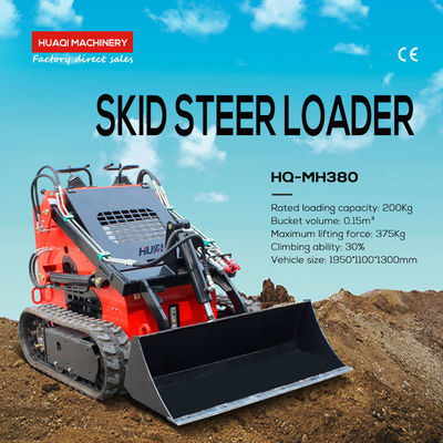 MOOG Mini Diesel Crawler Track Loader con motore a 3600 giri al minuto e martello idraulico
