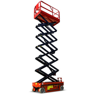 Manlift elettrico idraulico a forbice con capacità 320 kg e piattaforma di estensione 900 mm