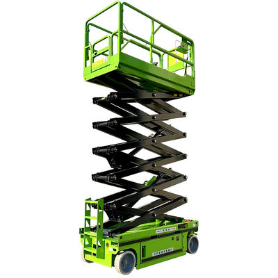 Manlift elettrico idraulico a forbice con capacità 320 kg e piattaforma di estensione 900 mm
