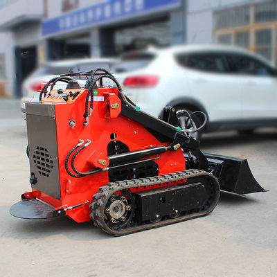 1950 x 1100 x 1300 mm Dimensione Slid Steer Loader Crawler Loader per lavori compatti