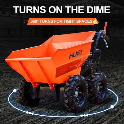 Mini-Dumper versatile con capovolgimento idraulico e 93 benzina senza piombo