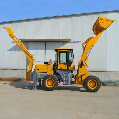HQ-WZ-20-28 Mini Excavator Backhoe Loader con 37 KW e 500 mm Min.
