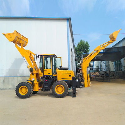 HQ-WZ-20-28 Mini Excavator Backhoe Loader con 37 KW e 500 mm Min.