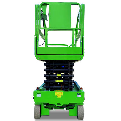 320 kg di peso in terreno accidentato piattaforma di sollevamento a forbice con elevata efficienza operativa