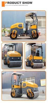 CHANGCHAI Motore Vibrazione idraulica 1500kg Mini Road Roller Compactor per strade lisce