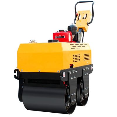 425 mm di diametro del tamburo piccolo 0,5 tonnellate doppio tamburo strada rulli diesel asfalto compattatore