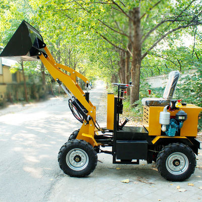 0.8 Tonnes Frontal Compact Mini Front Loader 1 cbm Capacità del secchio per ristorante