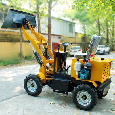 0.8 Tonnes Frontal Compact Mini Front Loader 1 cbm Capacità del secchio per ristorante