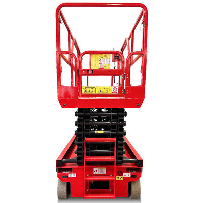 Piattaforma di sollevamento a forbice di 10 metri con modalità mobile a propulsione automatica a Shandong