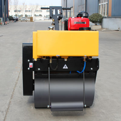 500 kg Piccolo camminatore dietro la strada Roller a tamburo singolo Compattatore di asfalto per la riparazione delle strade