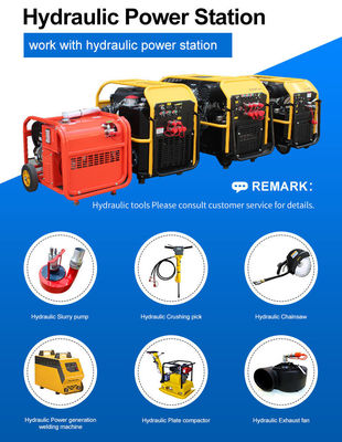Capacità del serbatoio idraulico di 18 litri Mini centrale motore a benzina per applicazioni flessibili