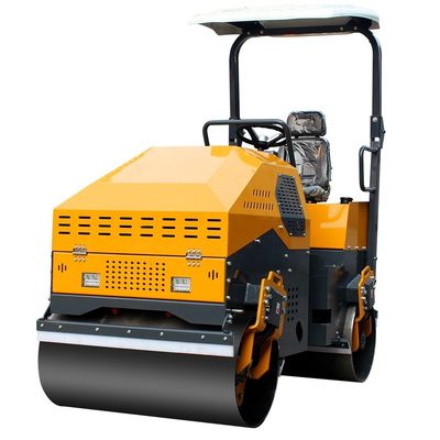 0.3 Ton Diesel Gasoline Mini Road Roller con pompa idraulica Huade e motore Kubota