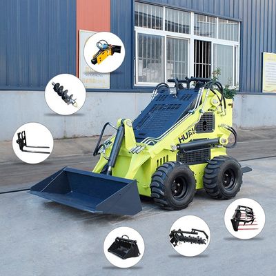 17.1KW 23HP Potenza massima Crawler Skid Steer Loader con facile funzionamento e prestazioni