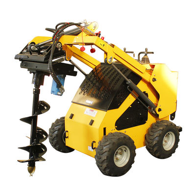 Piccole macchine per l'agricoltura Mini escavatore ruota tipo Mini Skid Steer con motore Stratton
