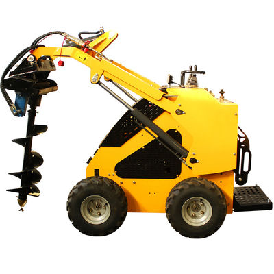 Piccole macchine per l'agricoltura Mini escavatore ruota tipo Mini Skid Steer con motore Stratton