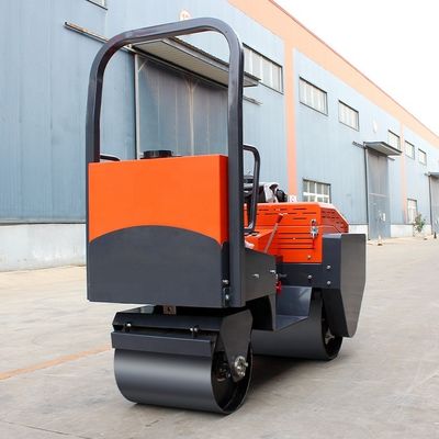 Avvio elettrico 0,8 tonnellate Diesel doppio tamburo guida su rotaia per un funzionamento regolare