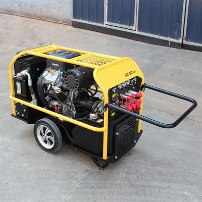 Accumulazione idraulica portatile a motore diesel con pompa a vite e capacità del serbatoio di 18 litri