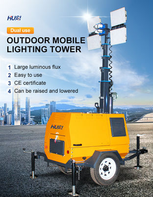 Diesel Light Tower Multifunction Outdoor Tower Light con temperatura di colore di 3500K