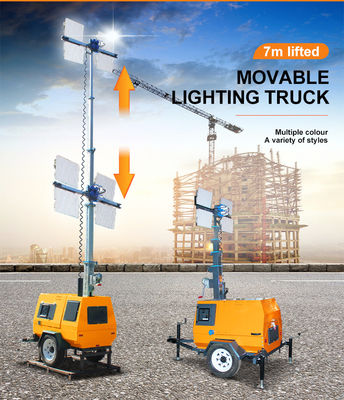 Diesel Light Tower Multifunction Outdoor Tower Light con temperatura di colore di 3500K