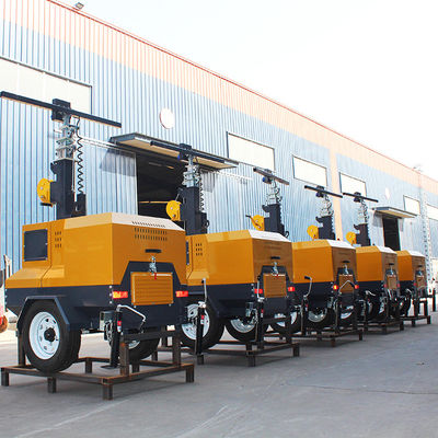 Diesel Light Tower Multifunction Outdoor Tower Light con temperatura di colore di 3500K