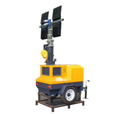 40000 ore di lavoro Rating IP standard Torre luminosa diesel mobile con generatore diesel