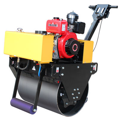 Costruzione stradale Roller vibratore da 0,5 tonnellate con sistema di azionamento idraulico