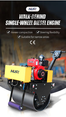 Costruzione stradale Roller vibratore da 0,5 tonnellate con sistema di azionamento idraulico